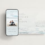 "At Sea" - Wedding Website in Sky by Nicoletta Savod - Match Your Stationery