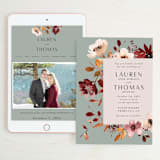 "Serenata" - Wedding Website in Sage by Petra Kern - Match Your Stationery