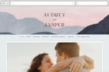 "scene" - Wedding Website in Sunrise by Pixel and Hank - Desktop Design