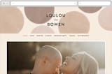 "Eclipse" - Wedding Website in Blush by Sara Hicks Malone - Desktop Design