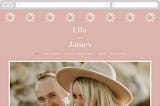 "Party Accordingly" - Wedding Website in Blush by Hudson meet Rose - Desktop Design