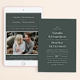 "Swanky" - Wedding Website in Forest by Carolyn Nicks - Match Your Stationery