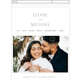 "Of Note" - Wedding Website in Pearl by Olivia Raufman - Mobile Layout