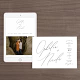 "Us" - Wedding Website in Tuxedo by Leah Bisch - Match Your Stationery