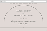 "Overjoyed" - Wedding Website in Almond by Jill Means - Desktop Design