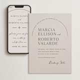 "Overjoyed" - Wedding Website in Almond by Jill Means - Match Your Stationery