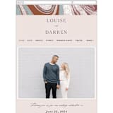"Jasper" - Wedding Website in Sandstone by Everett Paper Goods - Mobile Layout