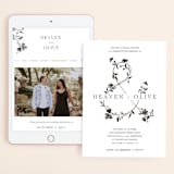 "Floral Union" - Wedding Website in Black Sugar by Pati Cascino - Match Your Stationery
