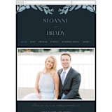 "Wonderful Tonight" - Wedding Website in Neptune by Creo Study - Mobile Layout