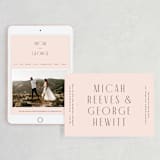 "Casablanca" - Wedding Website in Blush by Lori Wemple - Match Your Stationery