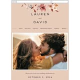 "Silky Way" - Wedding Website in Midnight by Petra Kern - Mobile Layout