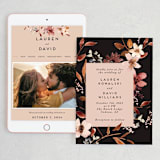 "Silky Way" - Wedding Website in Midnight by Petra Kern - Match Your Stationery