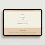 "In the country" - Wedding Website in Chestnut by Paper Sun Studio - Desktop Design