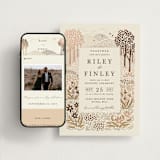 "In the country" - Wedding Website in Chestnut by Paper Sun Studio - Match Your Stationery