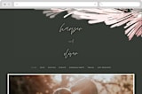 "lush romance" - Wedding Website in Palm by Robin Ott - Desktop Design