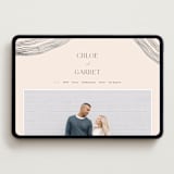 "Rings" - Wedding Website in Natural by Alethea and Ruth - Desktop Design