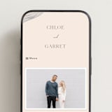 "Rings" - Wedding Website in Natural by Alethea and Ruth - Mobile Layout