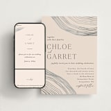 "Rings" - Wedding Website in Natural by Alethea and Ruth - Match Your Stationery