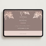 "autumne" - Wedding Website in Maple by Lori Wemple - Desktop Design