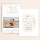 "Ethereal Display" - Wedding Website in Blushing by Hooray Creative - Match Your Stationery