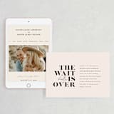 "Finally" - Wedding Website in Ivory by Up Up Creative - Match Your Stationery