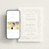 "Clarity" - Wedding Website in Cloud by Ana Sharpe - Match Your Stationery
