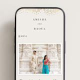 "Elegant Henna" - Wedding Website in Champagne by Oma N. Ramkhelawan - Mobile Layout