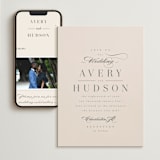 "Anson" - Wedding Website in Latte by Kristie Kern - Match Your Stationery