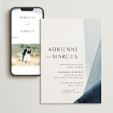 "Trio" - Wedding Website in Ocean by Erin L. Wilson - Match Your Stationery