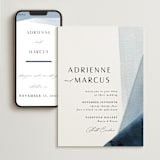 "Trio" - Wedding Website in Ocean by Erin L. Wilson - Match Your Stationery