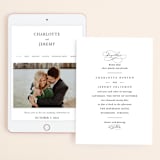 "Together With You" - Wedding Website in Noir by Kimberly FitzSimons - Match Your Stationery