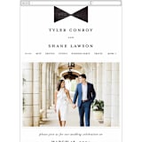 "Beau tied" - Wedding Website in Tuxedo by Gwen Bedat - Mobile Layout