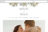 "Wedding Festive" - Wedding Website in Frost by Chris Griffith - Desktop Design