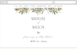 "Wedding Festive" - Wedding Website in Frost by Chris Griffith - Desktop Design