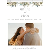 "Wedding Festive" - Wedding Website in Frost by Chris Griffith - Mobile Layout