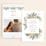 "Wedding Festive" - Wedding Website in Frost by Chris Griffith - Match Your Stationery
