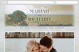 "Roman Landscape" - Wedding Website in Moss by Olivia Kanaley Inman - Desktop Design
