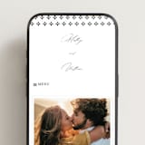 "Cielo" - Wedding Website in Ecru by Anna Elder - Mobile Layout