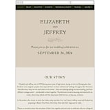 "delicate seal" - Wedding Website in Olive by Lindsay Stetson Thompson - Mobile Layout