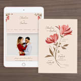 "Painterly Florals" - Wedding Website in Scarlet by Vivian Yiwing - Match Your Stationery