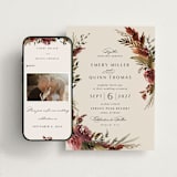 "poetique" - Wedding Website in Autumn by Kate Ahn - Match Your Stationery