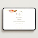 "colorwash floral" - Wedding Website in Blossom by Angela Marzuki - Desktop Design