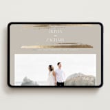 "True Love" - Wedding Website in Clay by Carolyn Nicks - Desktop Design