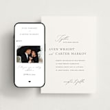 "Storybook" - Wedding Website in Ink by Jennifer Postorino - Match Your Stationery