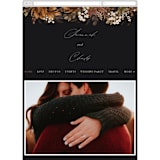 "Falling into Love" - Wedding Website in Rustic by Chris Griffith - Mobile Layout