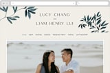 "Adore You" - Wedding Website in Great Lakes by Design Lotus - Desktop Design