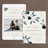 "Adore You" - Wedding Website in Great Lakes by Design Lotus - Match Your Stationery