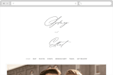 "By Your Side" - Wedding Website in Crest by Design Lotus - Desktop Design