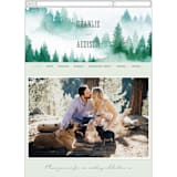 "Forest air" - Wedding Website in Aqua by Yuliya Evseeva - Mobile Layout