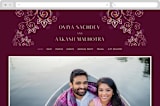 "Henna" - Wedding Website in Mixed Berry by fatfatin - Desktop Design